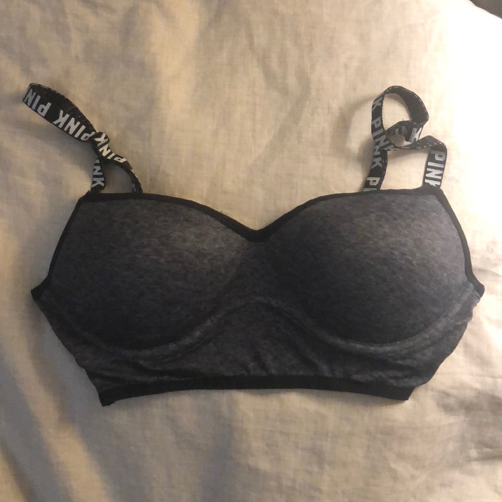 Cage back PINK bralette